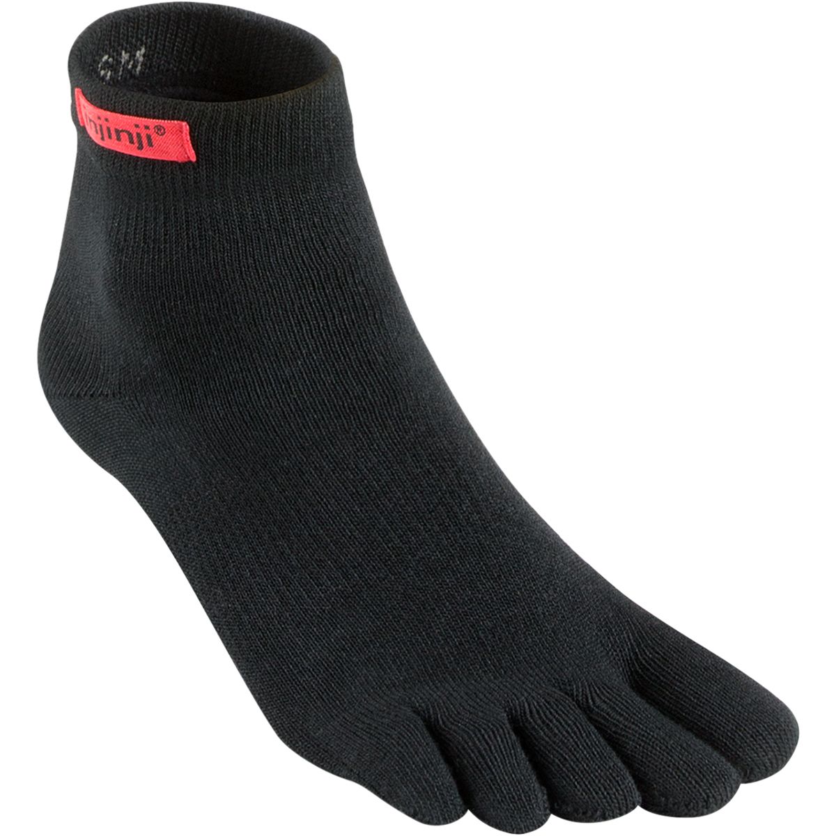 Injinji Injinji Sport Original Weight Mini-Crew Sock - Men's Black, L
