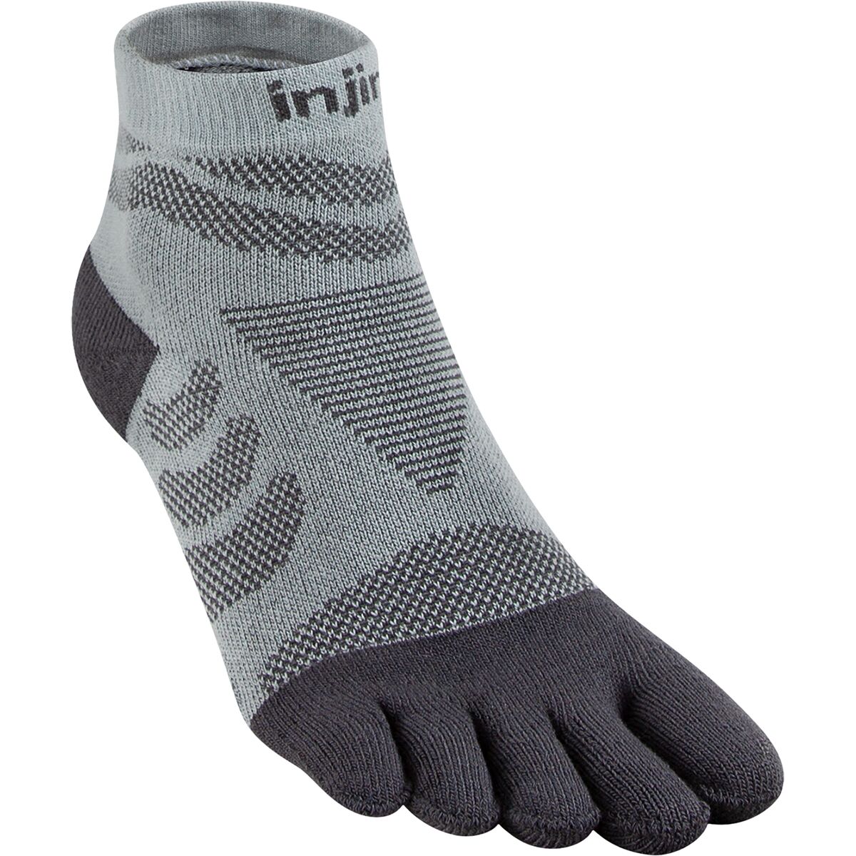 Injinji Run Technical Mini-Crew Sock - Women's Slate, XS/S