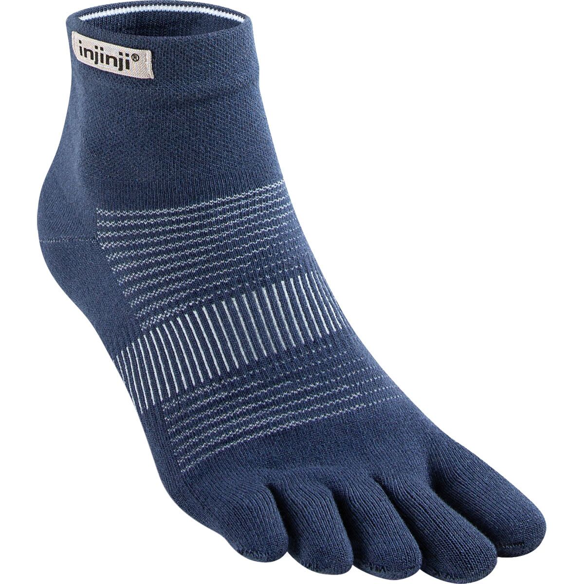 Injinji Injinji Run Lightweight Mini-Crew Sock Navy, L