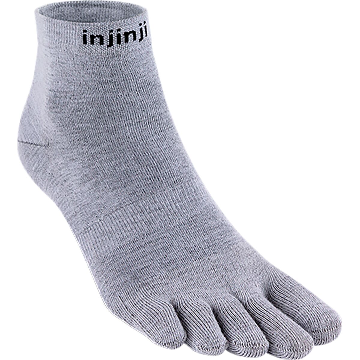 Injinji Injinji Liner Mini-Crew Sock Heather Gray, S