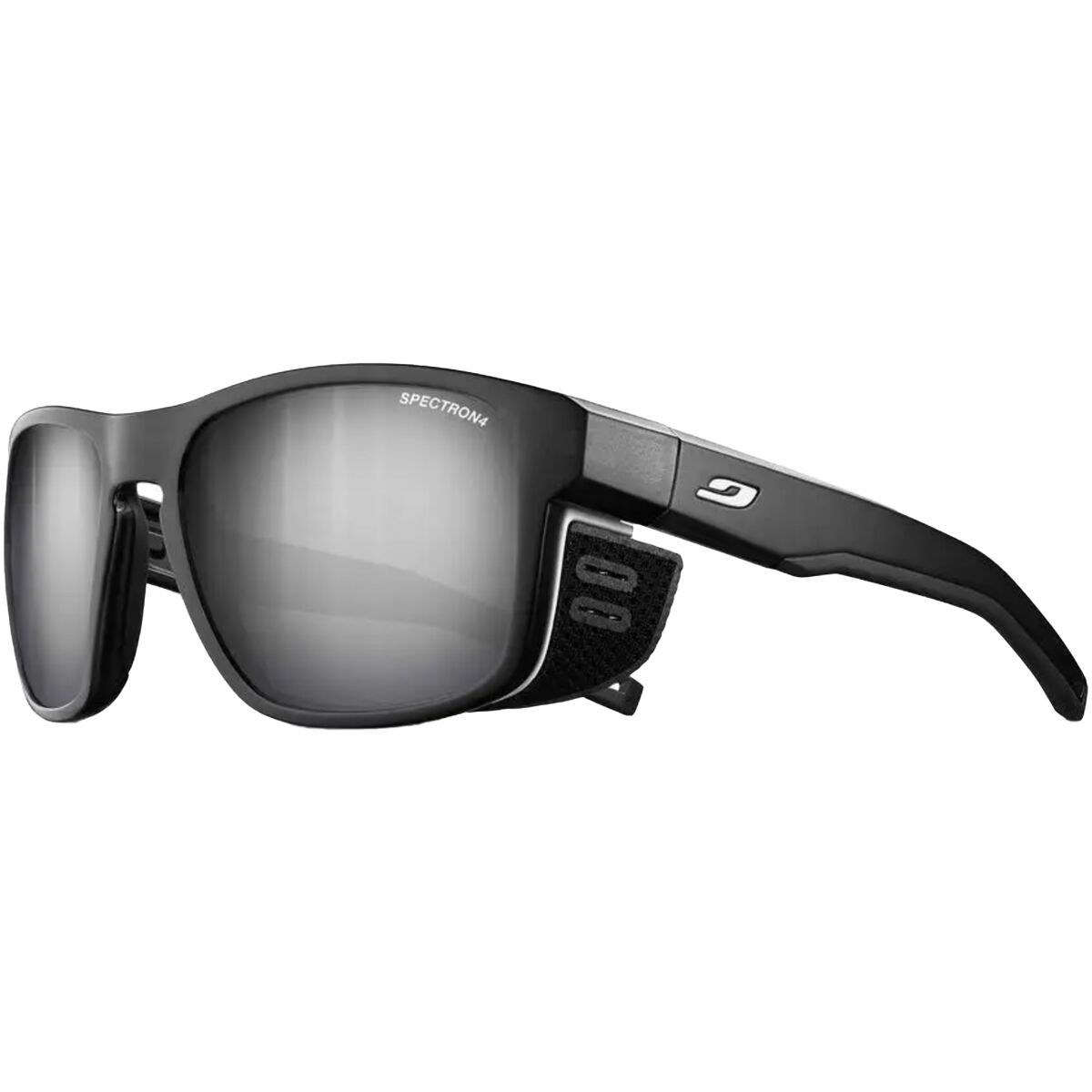 Julbo Shield M Sunglasses Matte Translucent Black White Spectron 4