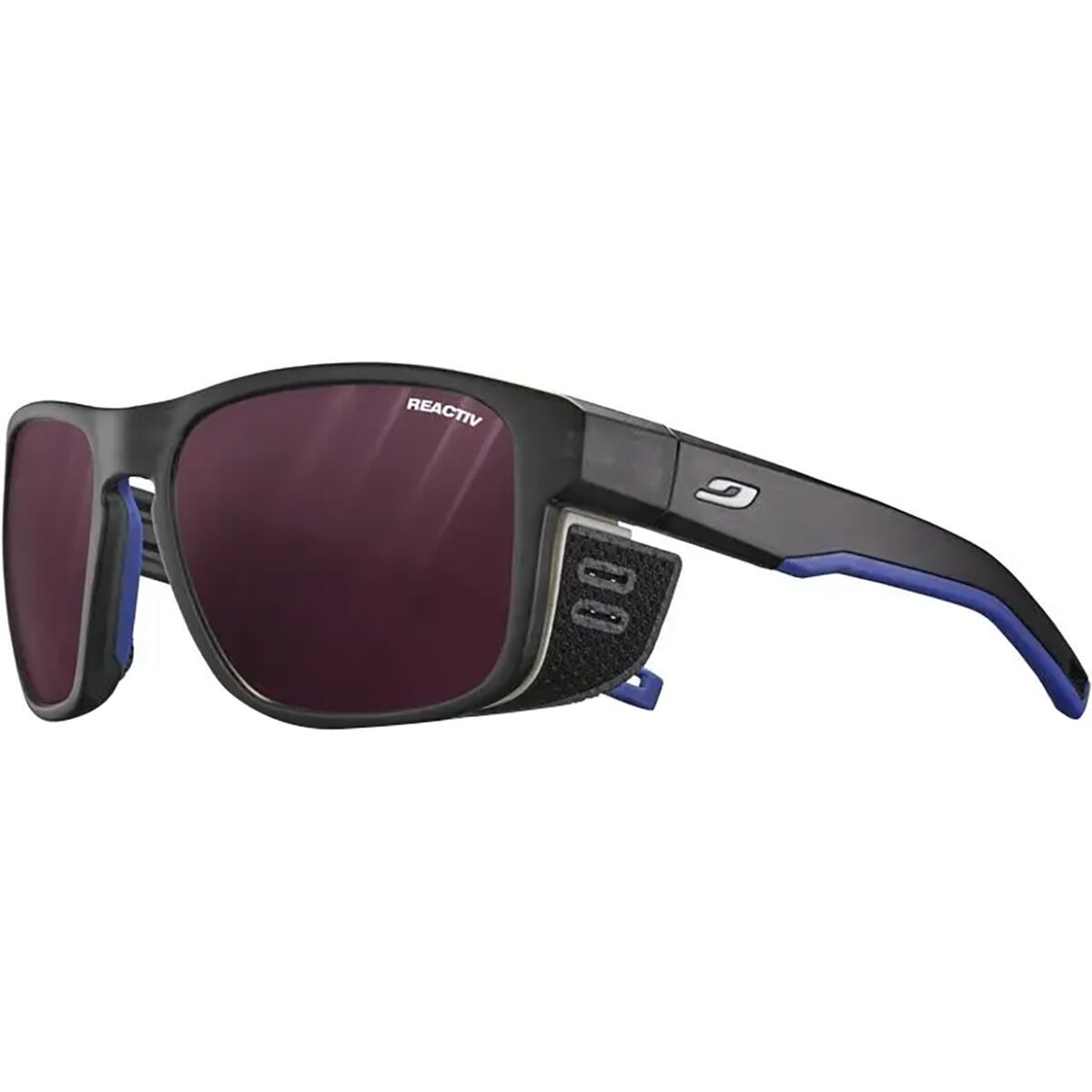 Julbo Julbo Shield M Sunglasses Translucent Black/Blue/White, One Size - Men's