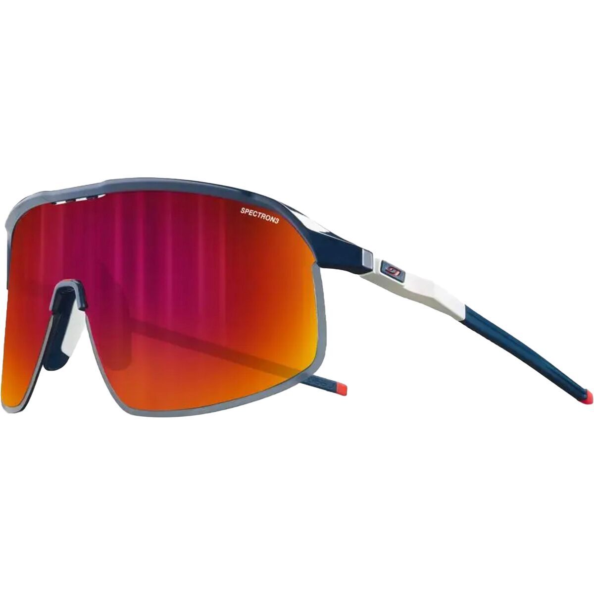 Julbo Julbo Density Spectron 3 Sunglasses Blue/White/Red, One Size - Men's