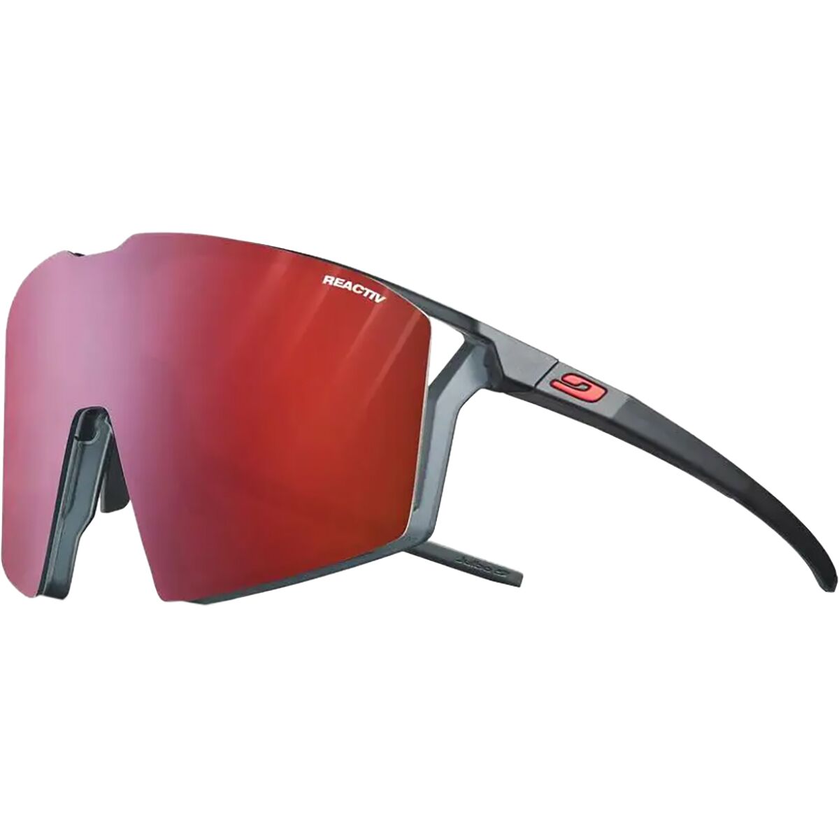 Julbo Julbo Edge REACTIV Sunglasses Translucent Black, One Size - Men's