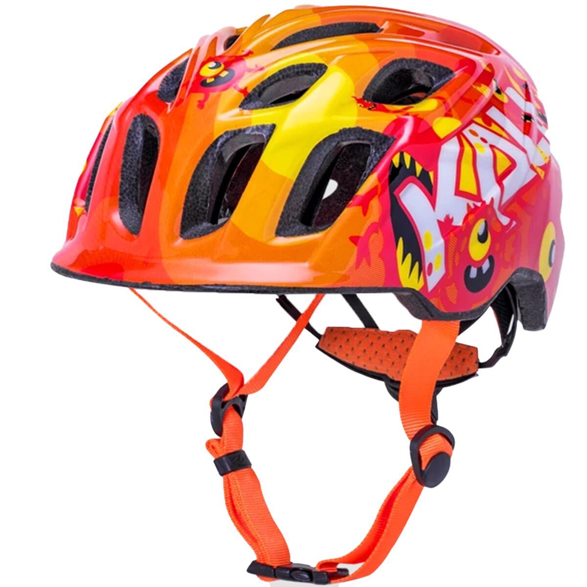 Kali Protectives Chakra Child Helmet - Kids' Monster Orange, XS