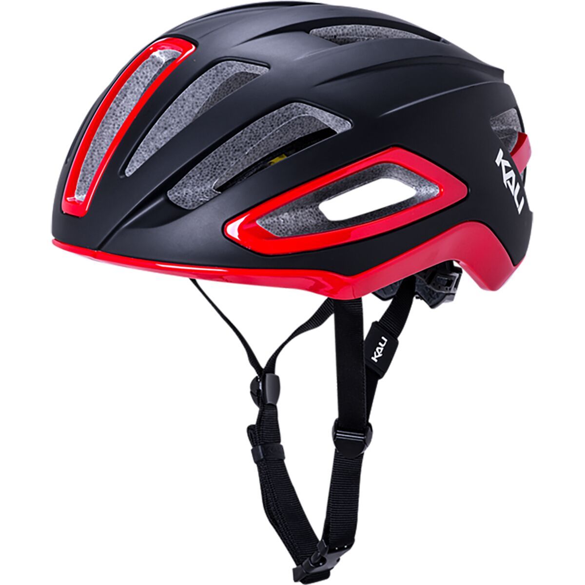 Kali Protectives Uno Bike Helmet Solid Matte Black/Red, S/M