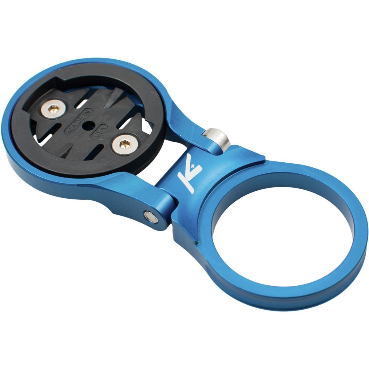 K-Edge K-Edge Stem Mount for Garmin Computers - Adjustable Blue, One Size