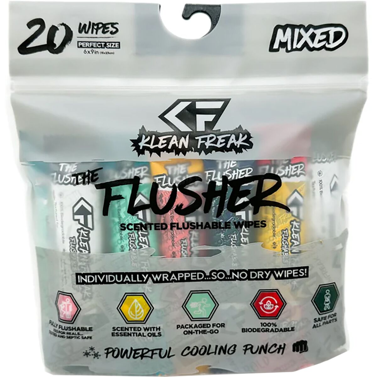 Klean Freak Klean Freak The Flusher - 20-Pack Mixed, 20-Pack, One Size