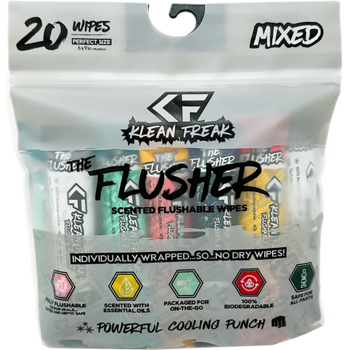 Klean Freak Klean Freak The Flusher - 20-Pack Mixed, 20-Pack, One Size