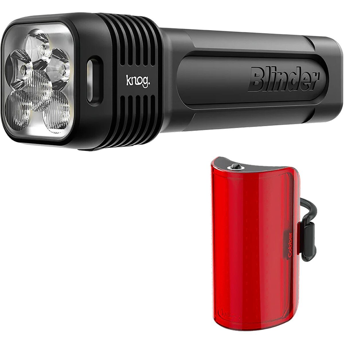 Knog Blinder 1300 & Mid Cobber Black, One Size