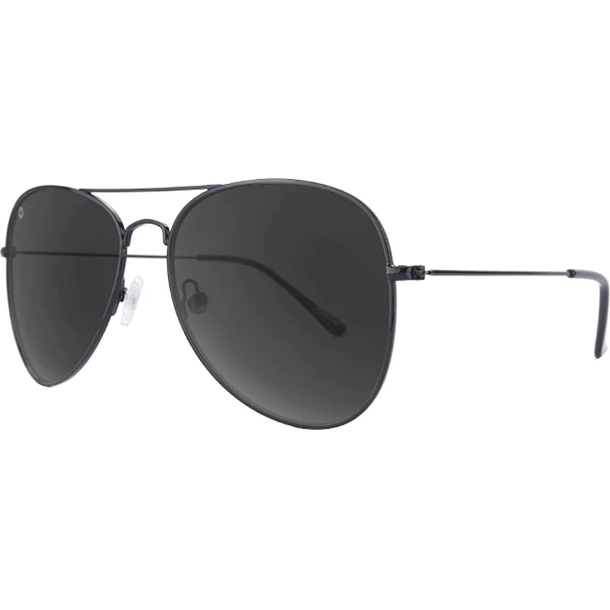 Knockaround Knockaround Mile Highs Polarized Sunglasses Black/Smoke, M/L - Men's