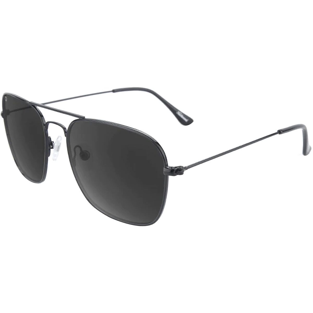 Knockaround Knockaround Mount Evans Polarized Sunglasses Black/Smoke, One Size - Men's