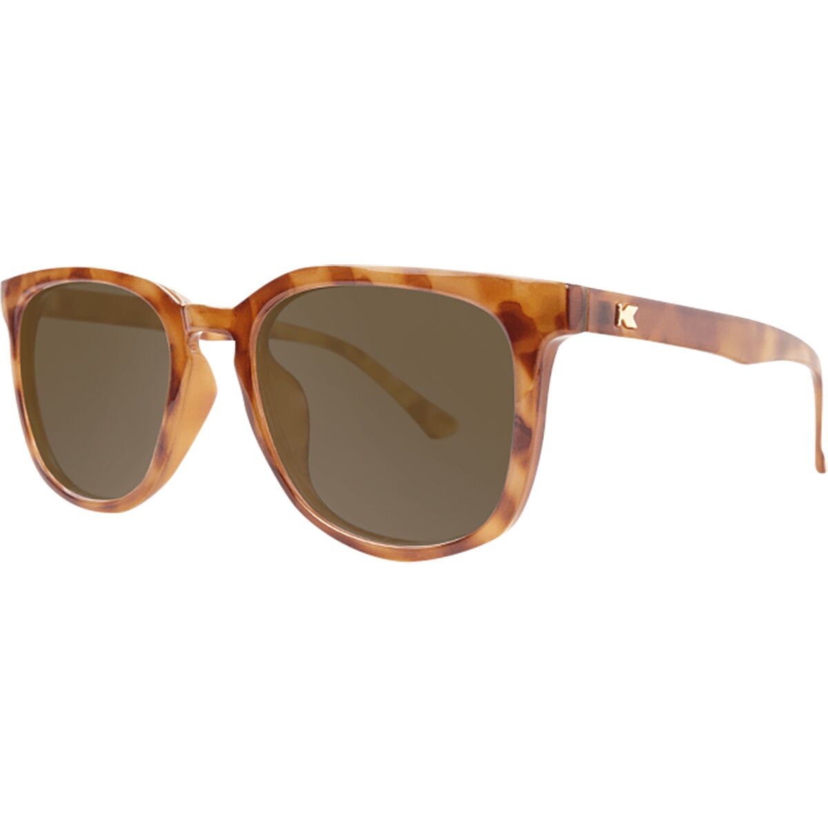 Knockaround Paso Robles Polarized Sunglasses, in Blonde Tortoise Frames/Amber Lens | by West Marine