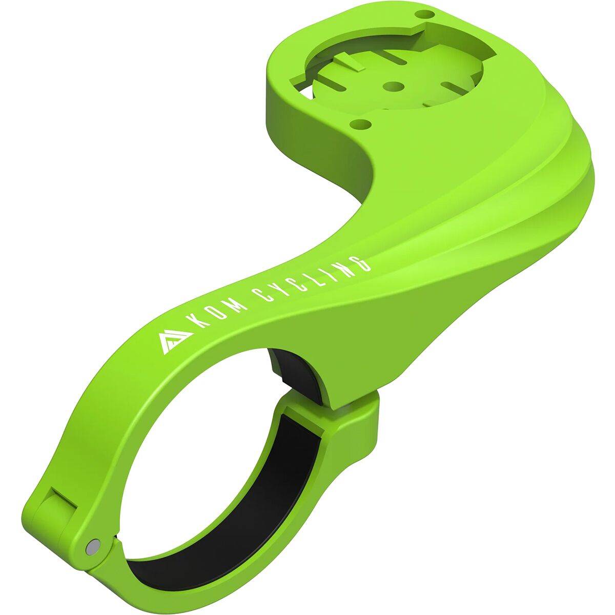 KOM Cycling Garmin Classic Computer Mount Green, One Size