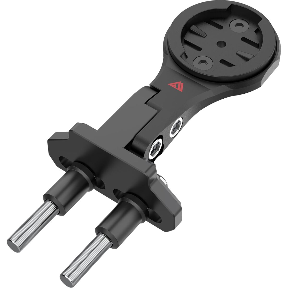 Kom Cycling KOM Cycling Stem Computer Mount with Quick Release GoPro Mount Black, Garmin & Wahoo