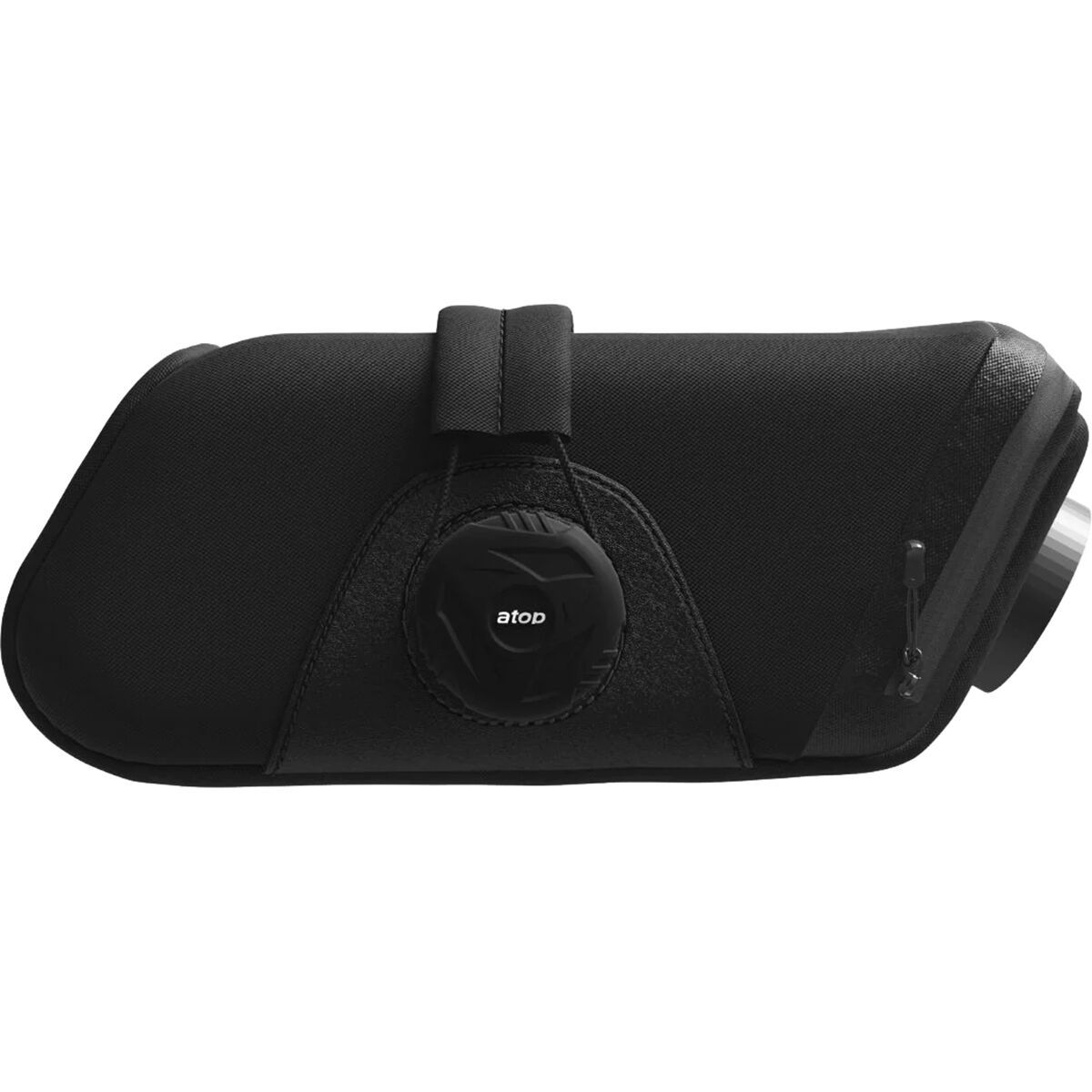 KOM Cycling Saddle Bag + Garmin Varia Mount Black, Small