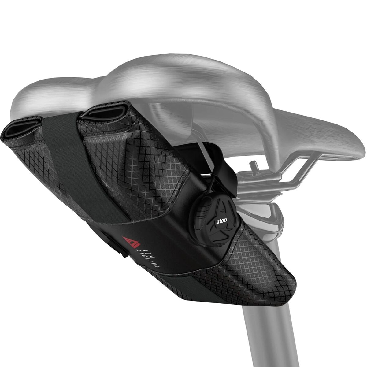 Kom Cycling KOM Cycling Saddle Roll XL with ATOP Dial Black-XL, XL