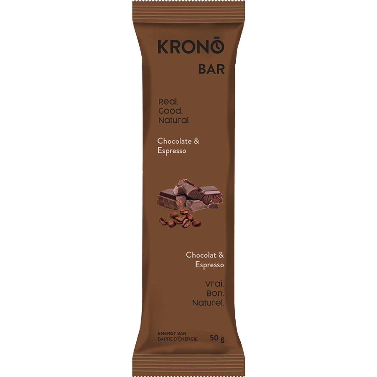 Krono Nutrition Krono Nutrition Energy Bars - Box of 12 Chocolate + Espresso, One Size
