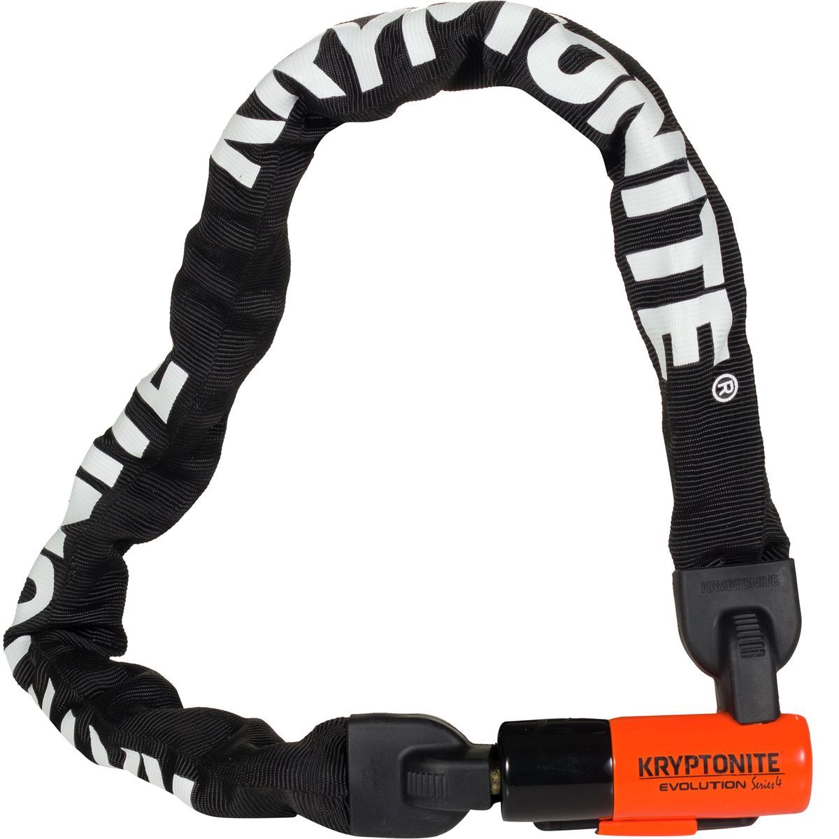 Kryptonite Evolution 1090 Integrated Chain Lock Black/Orange, 90cm