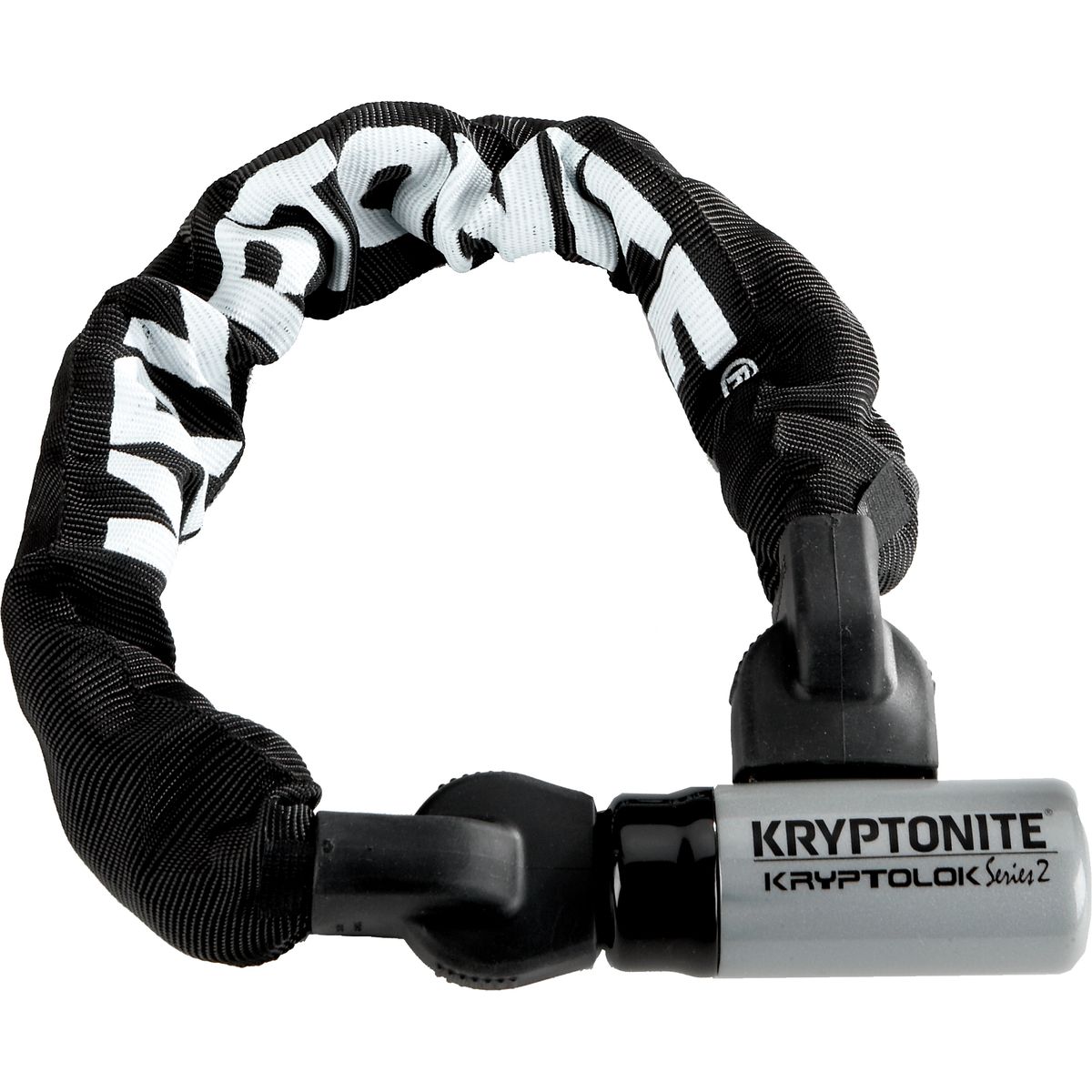 Kryptonite KryptoLok Series 2 955 Mini Integrated Chain Lock Black/Grey, 55cm