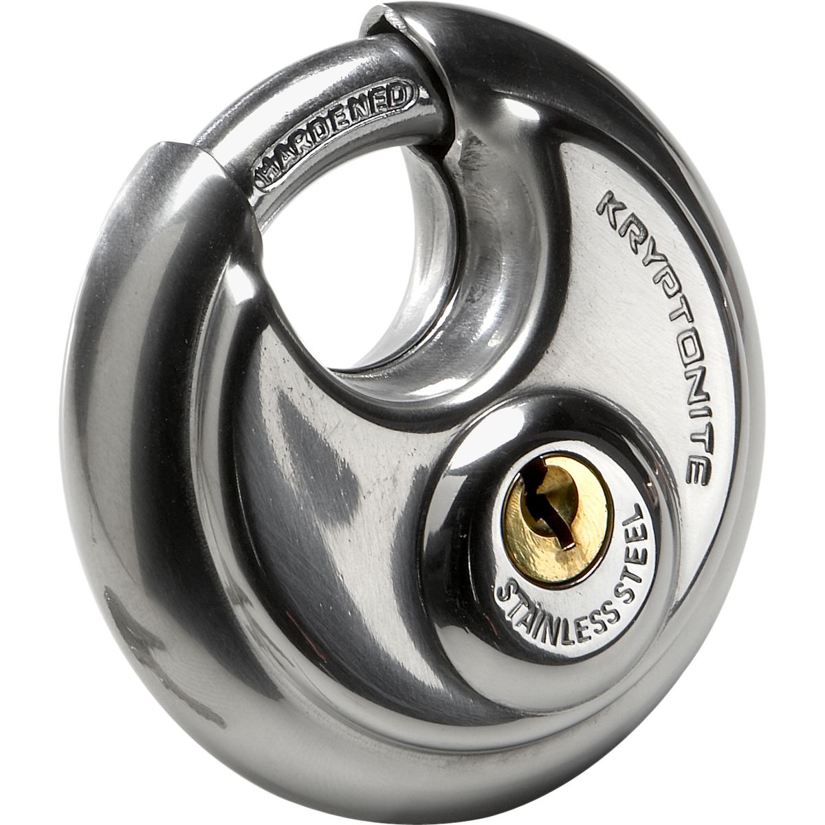 Kryptonite Kryptonite Stainless Steel Round Padlock Silver, 70mm
