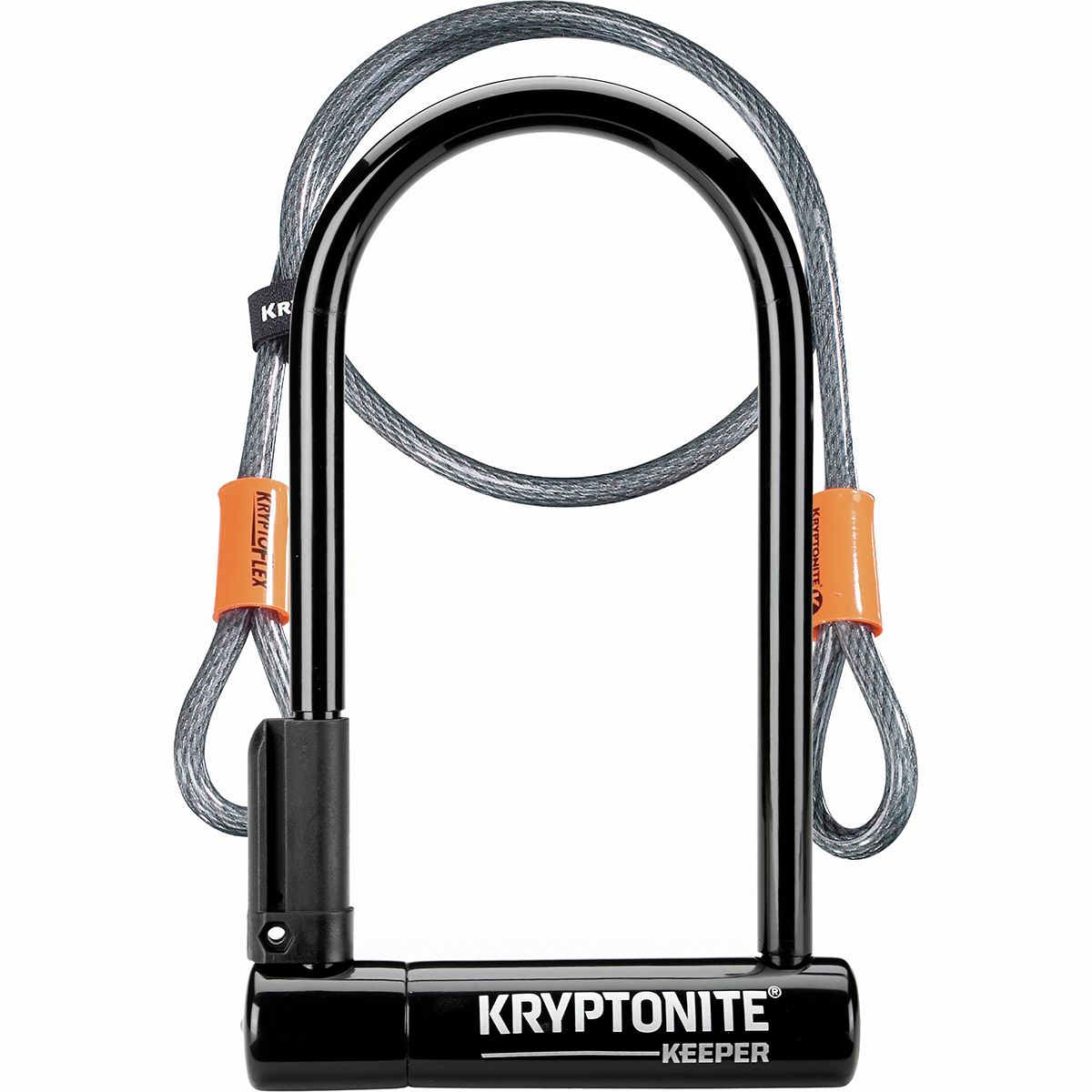 Kryptonite | Keeper U-Lock 4 X 8", Keyed, Includes 4' Cable And Bracket