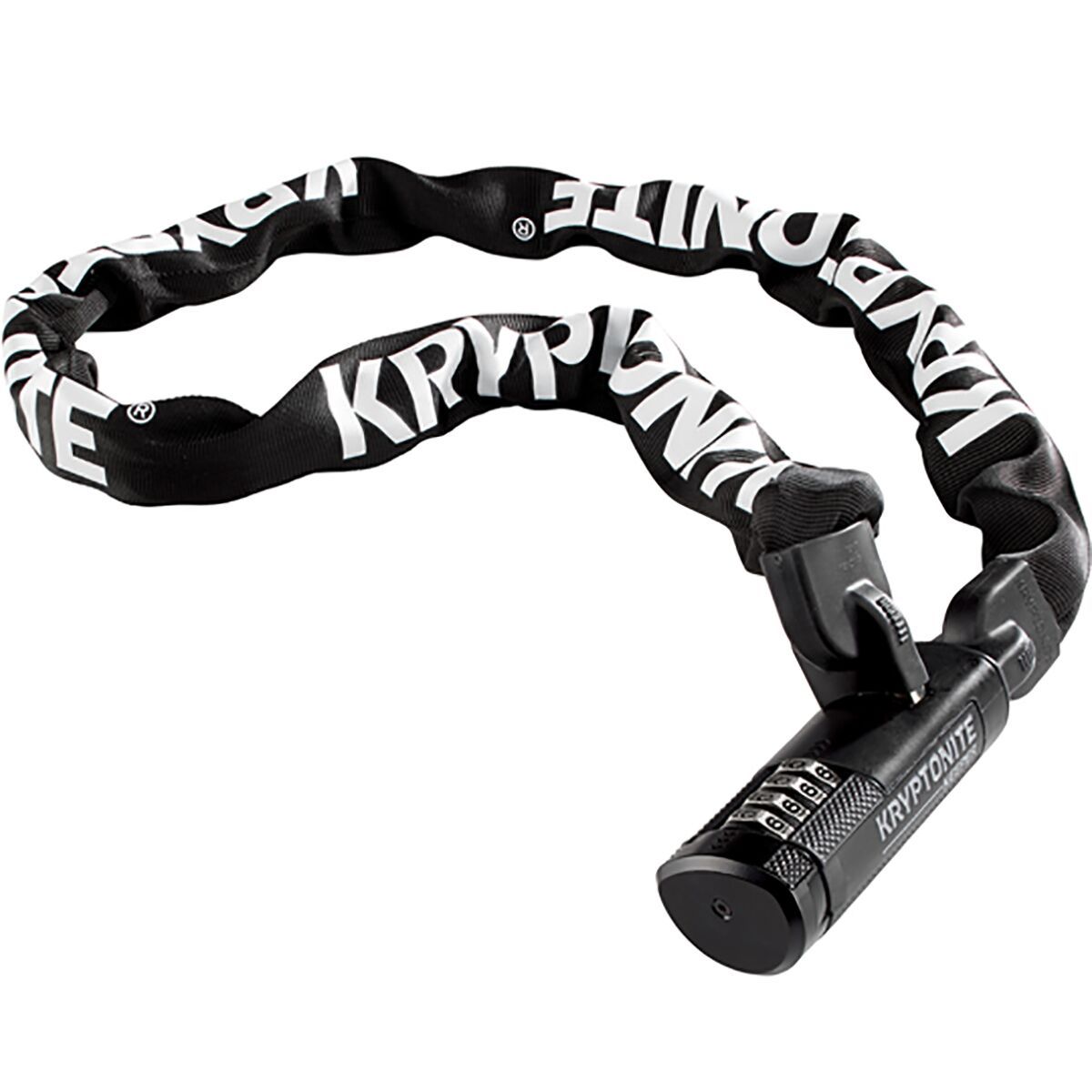 Kryptonite Kryptonite Keeper 712 Combo Chain Lock Black, 7mm x 120cm