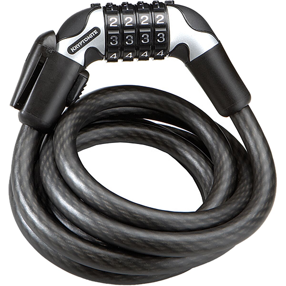 Kryptonite Kryptonite Krypto Flex Combo Cable Black, 8mm x 150cm