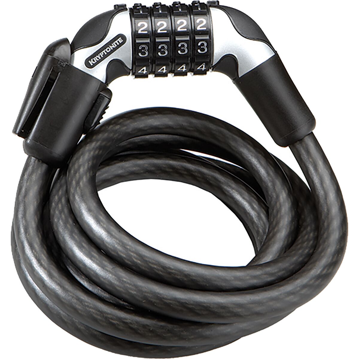 Kryptonite Kryptonite KryptoFlex 1218 Cable Lock + Combo Black, 6ft x 12mm
