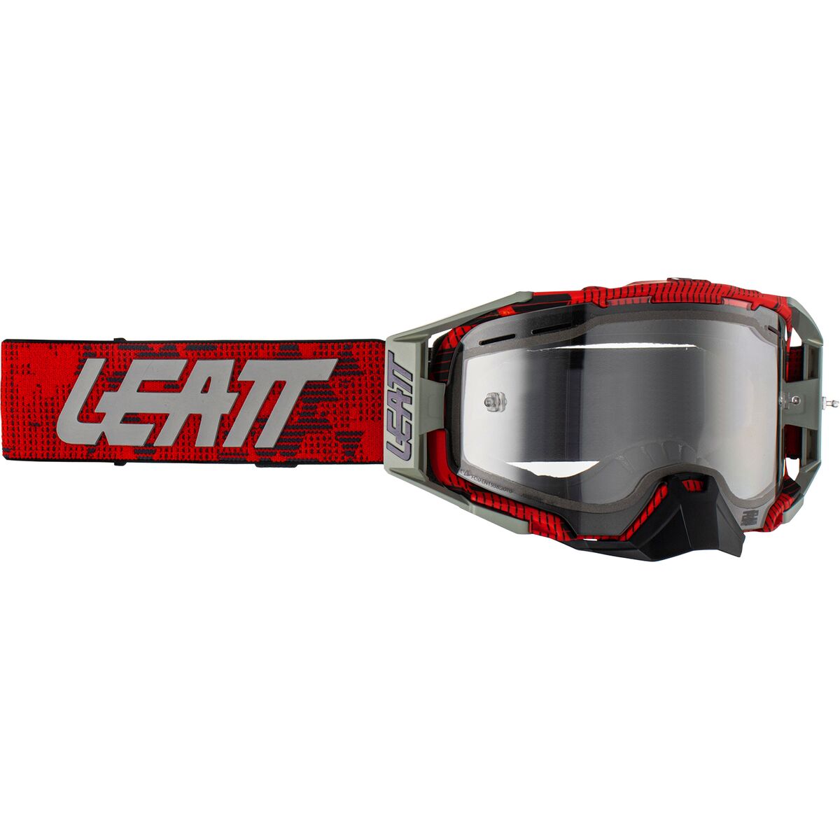 Leatt Leatt Velocity 6.5 Enduro Goggles Red / Clear Lens, One Size
