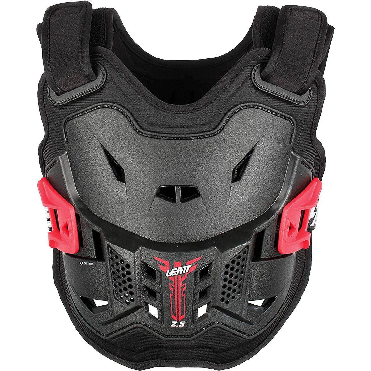 Leatt 2.5 Mini Chest Protector - Kids' Black/Red, One Size