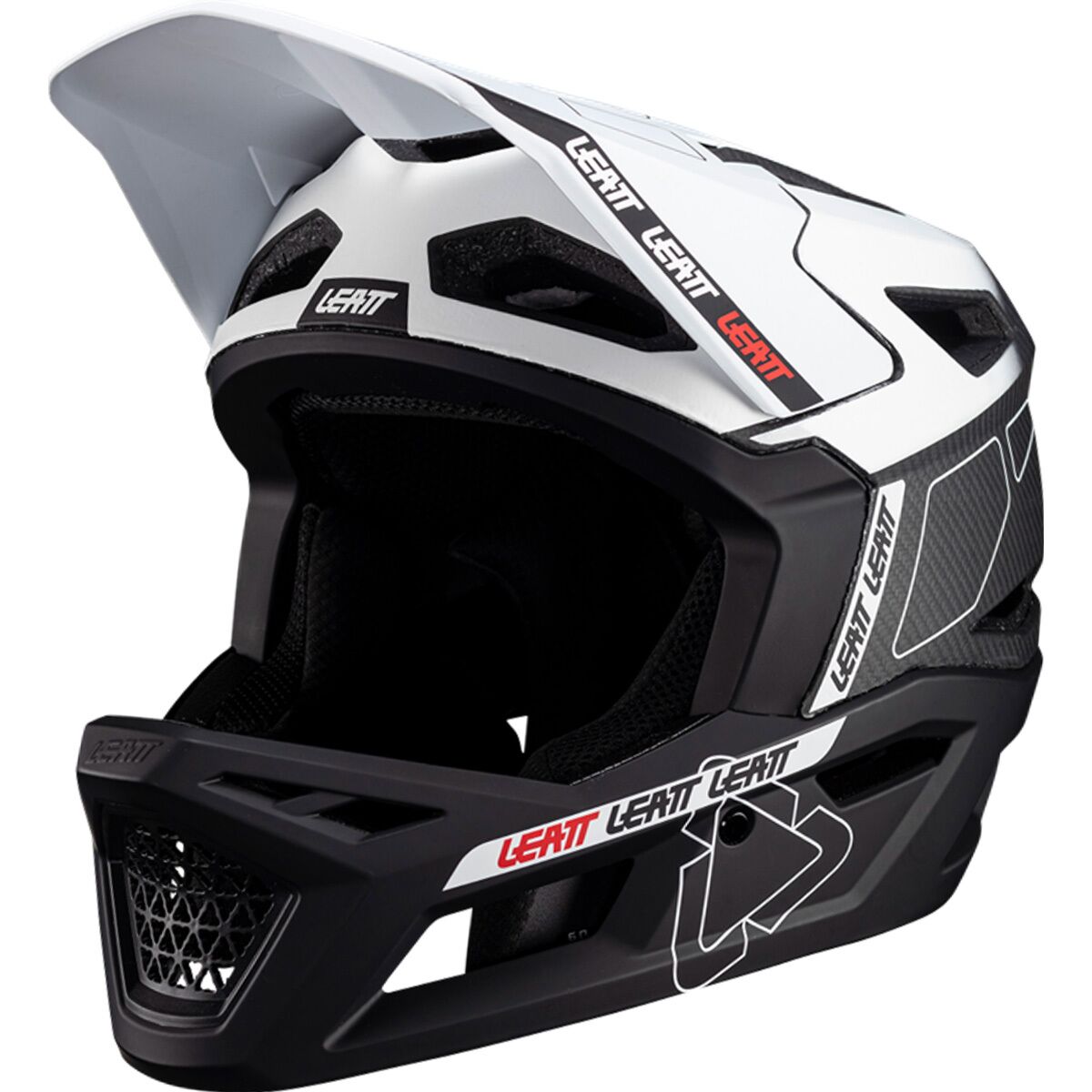 Leatt MTB Gravity 6.0 Carbon V24 Helmet White, S