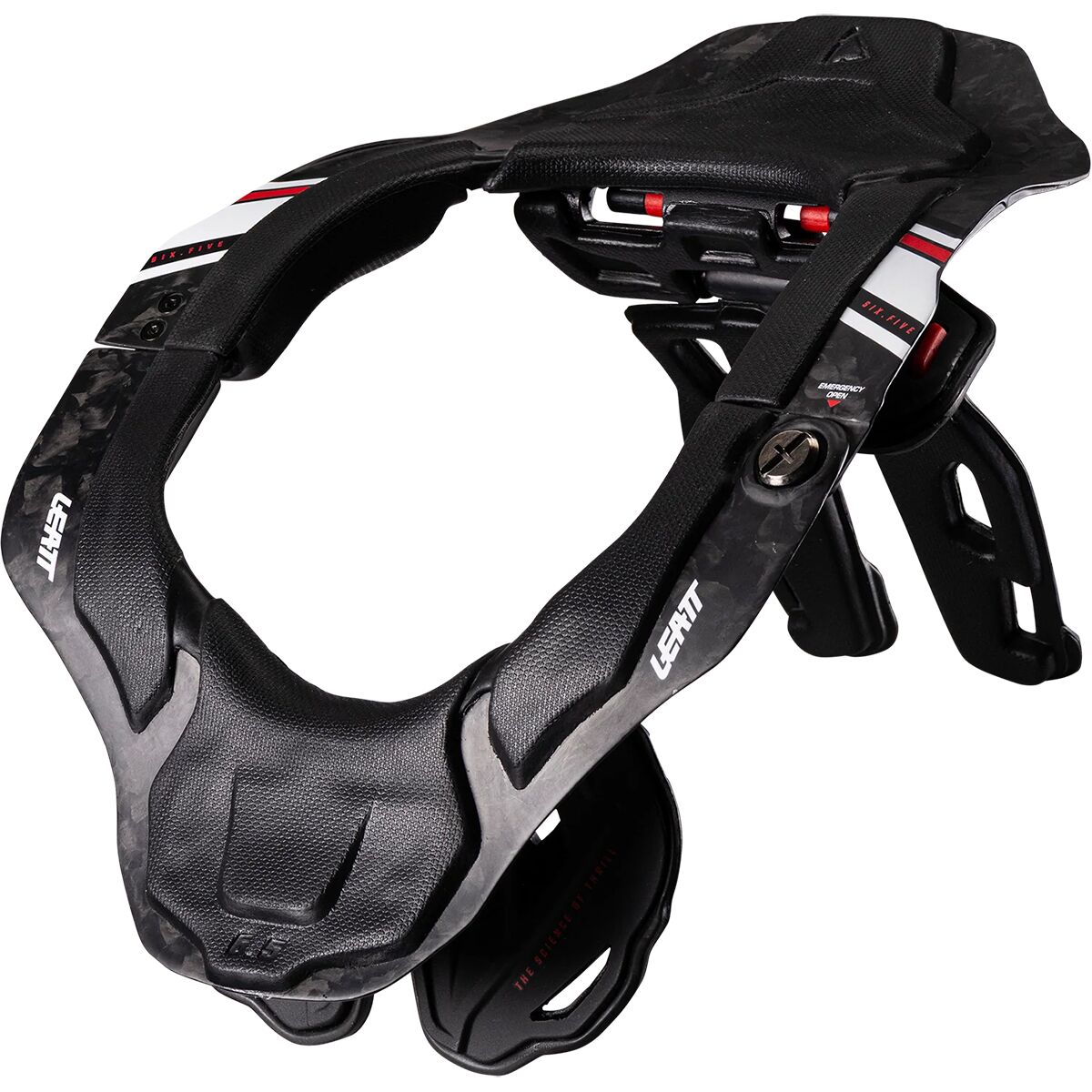 Leatt 6.5 Neck Brace Black/White, L/XL