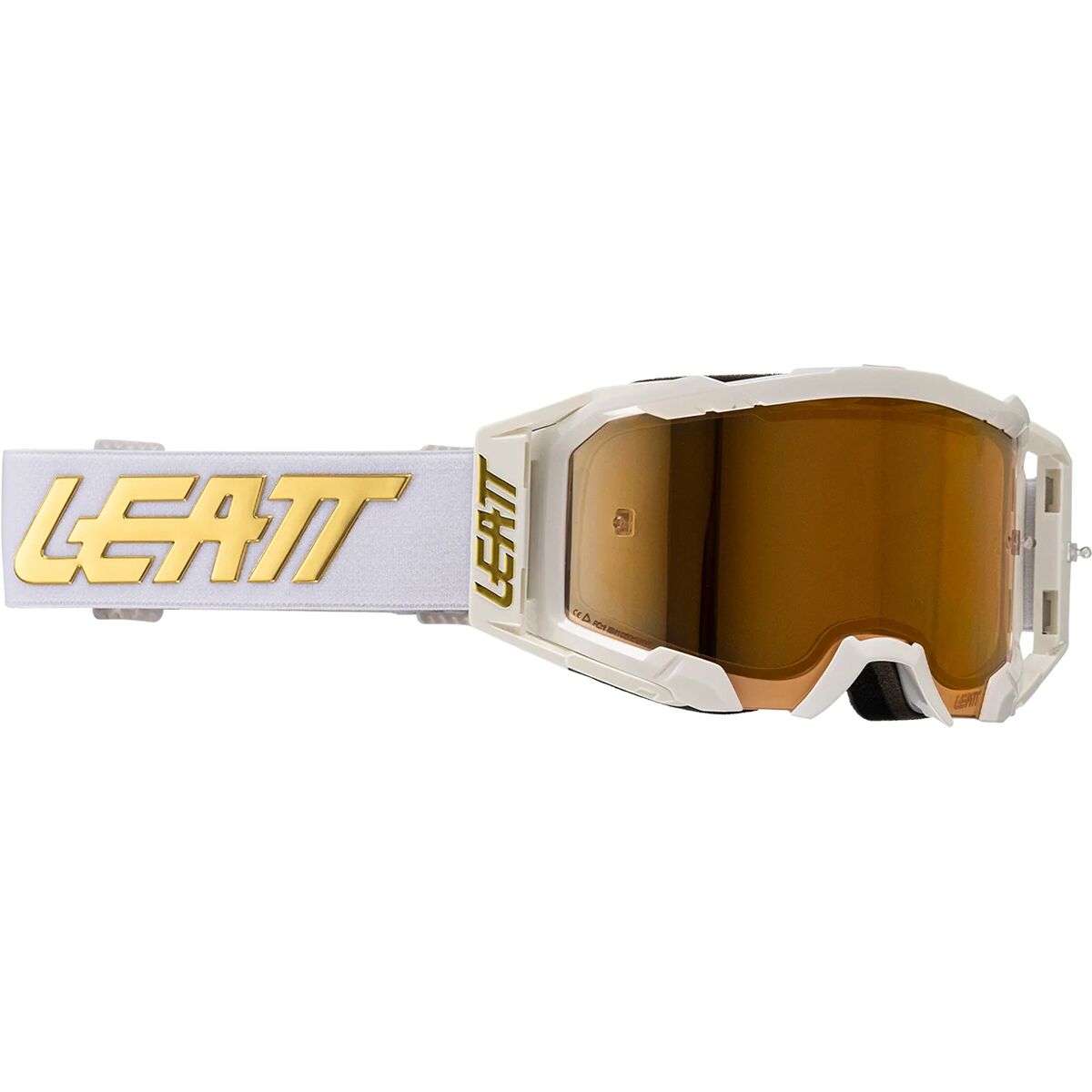 Leatt Velocity 5.5 MTB Iriz Goggles White Bronze 68 VLT, One Size