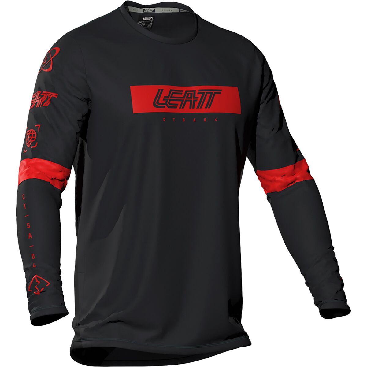 Leatt MTB Gravity 3.0 Long-Sleeve Jersey - Kids' Black, M