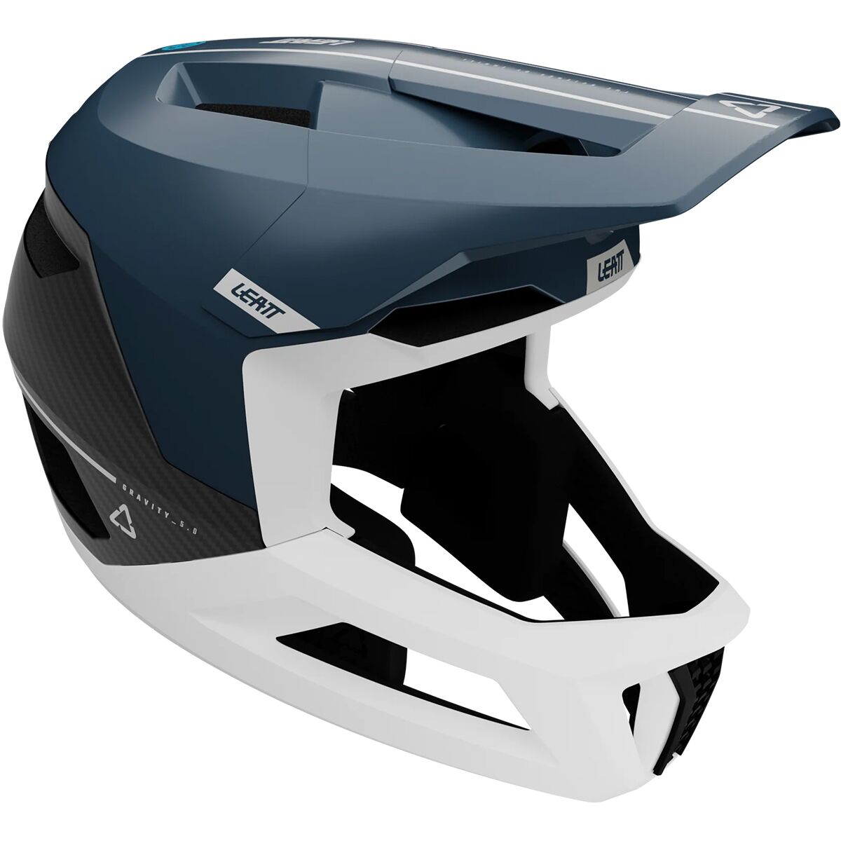 Leatt | Helmet Mtb Gravity 5.0 Men's | Size Small In Blue