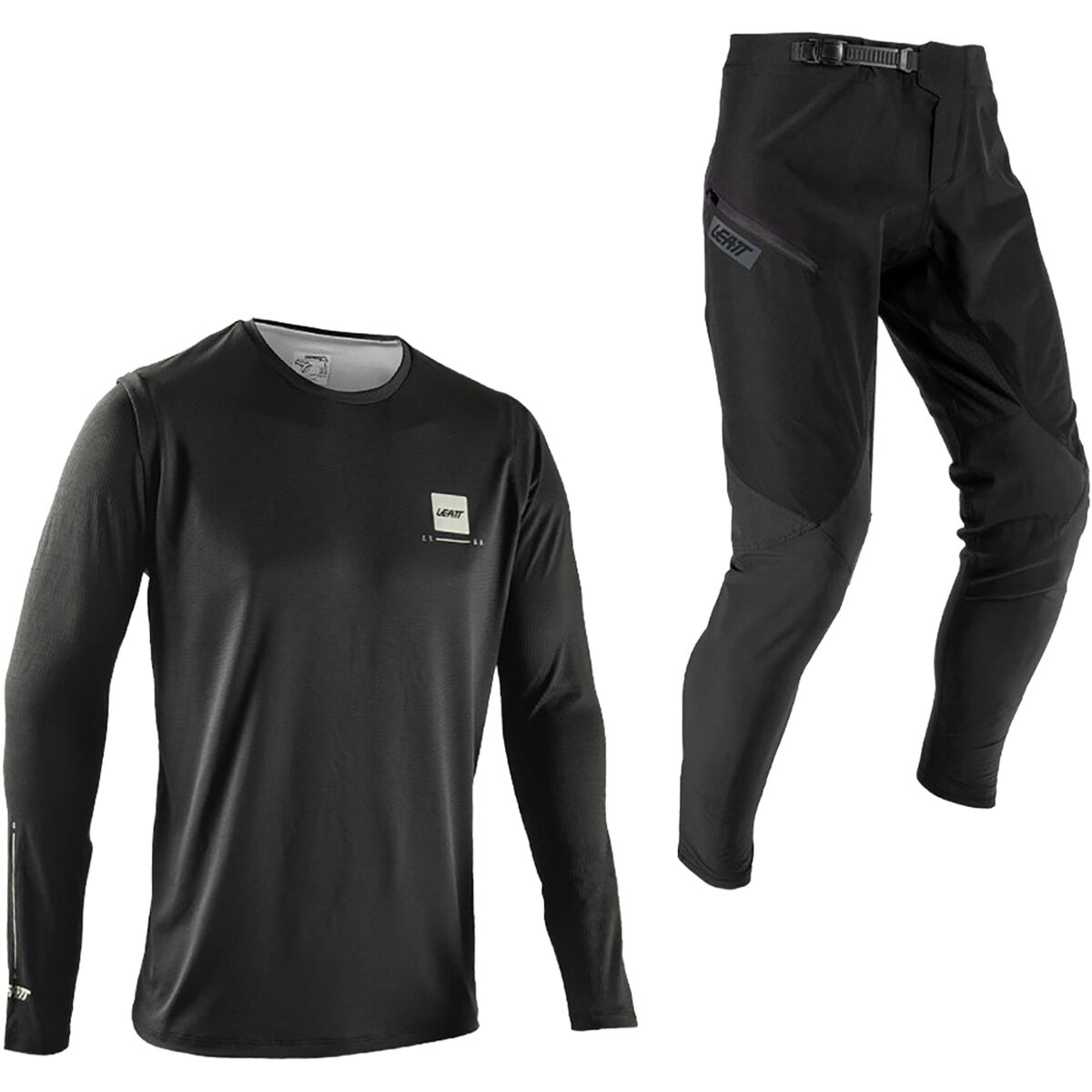 Leatt Leatt MTB RideKit 1.0 - Men's Ghost Black, M - $110.00 at Competitive Cyclist