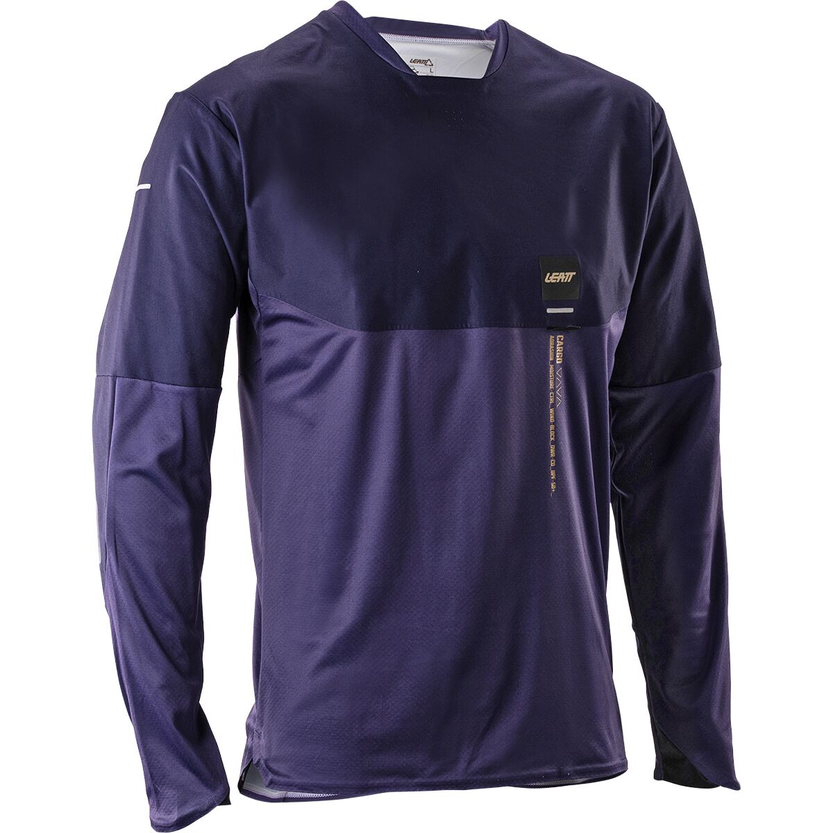 Leatt MTB Trail 6.0 Cargo Long-Sleeve Jersey - Men's Galaxy Blue, M
