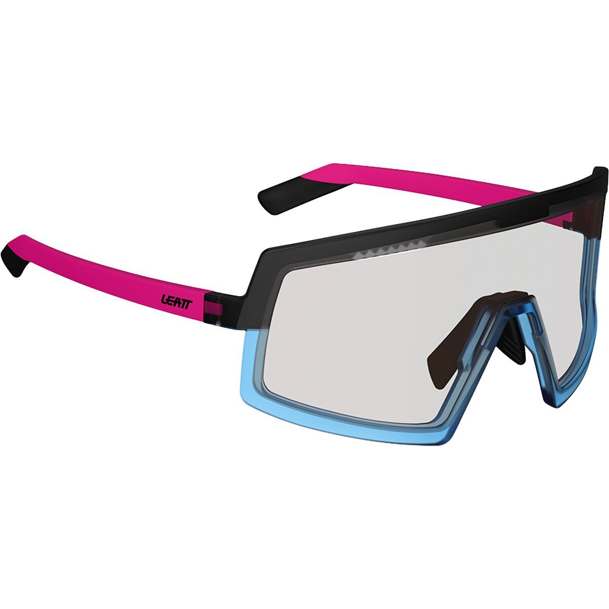 Leatt Mad Viz One Sunglasses Blue/Pink Iriz Silver 17 VLT, One Size