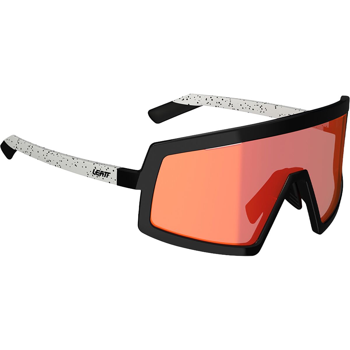 Leatt Mad Viz One Sunglasses Black/White Iriz Red 15 VLT, One Size