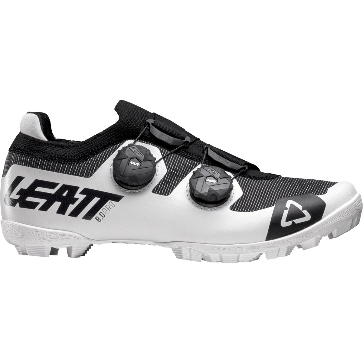 Leatt ProClip 8.0 Race BOA MTB Shoe Black/White, 7.0 - Men's