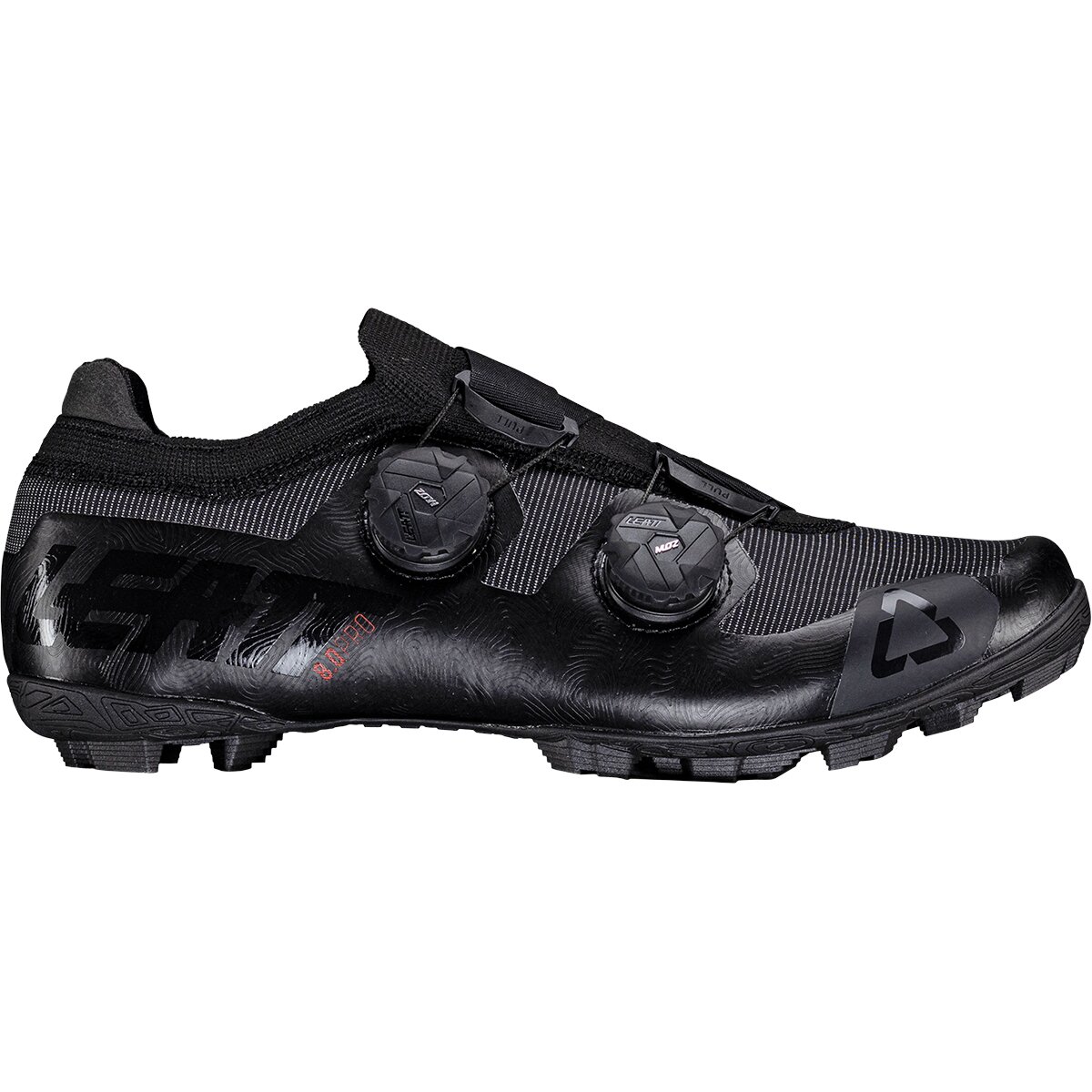 Leatt ProClip 8.0 Race MTB Shoe Black, 9.5 - Men's