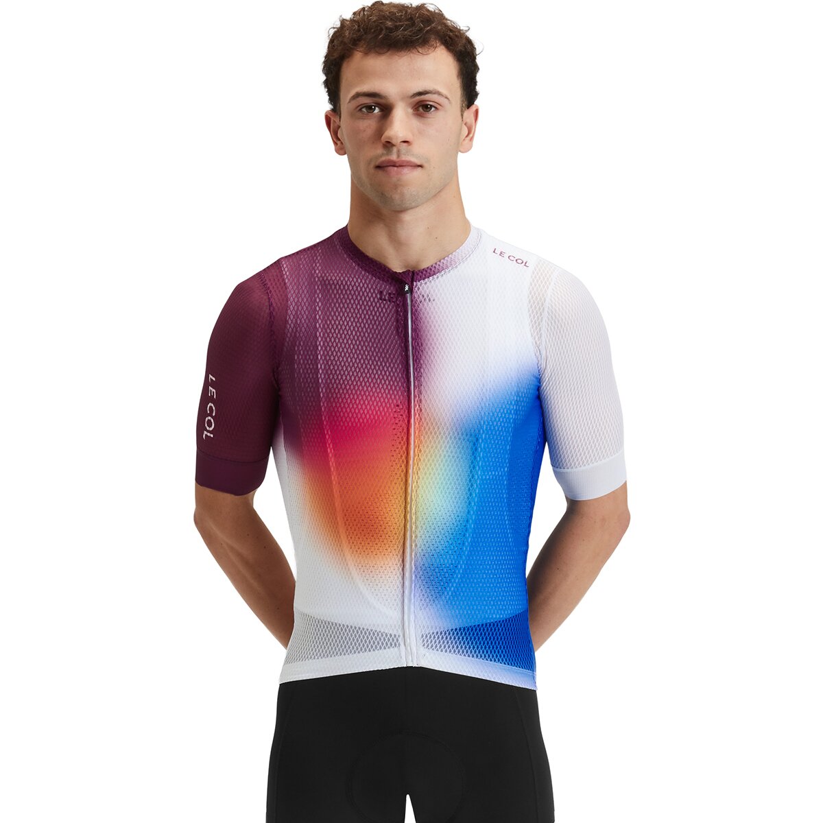 Le Col Pro Air Jersey - Men's Plum/Multi, L