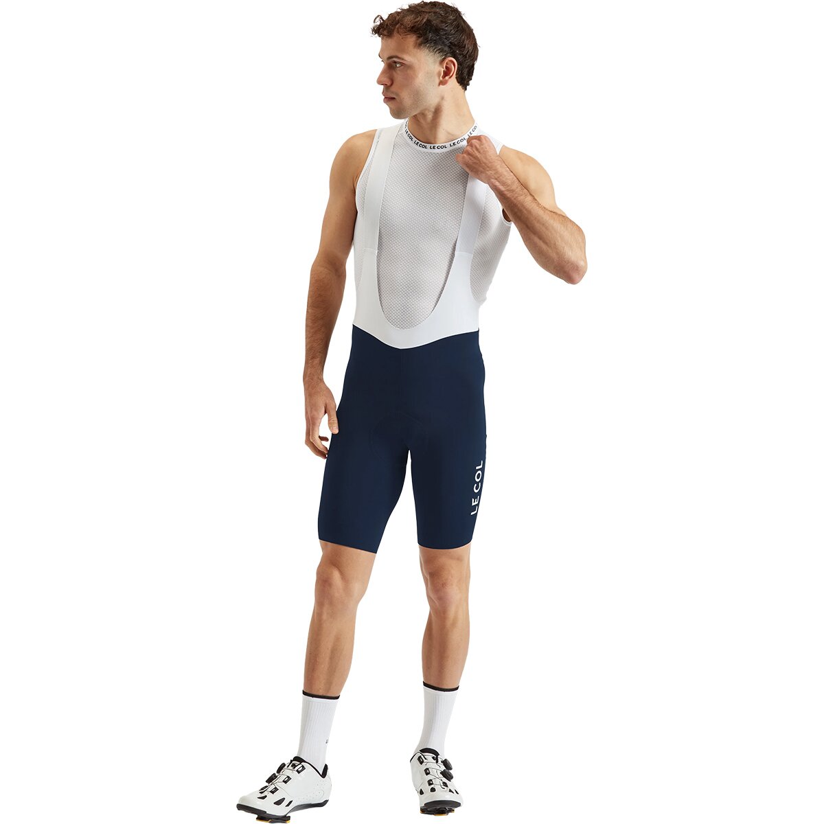 Le Col Pro Bib Shorts II - Men's Navy/White, XXL