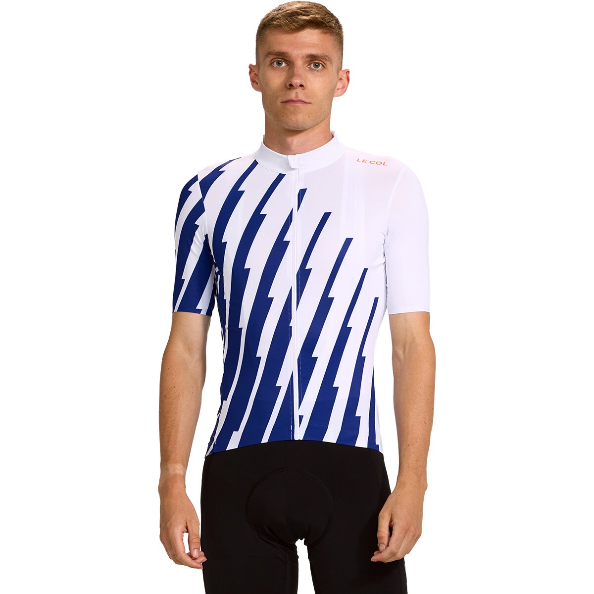 Le Col Le Col Pro Jersey - Men's White/Blue, M