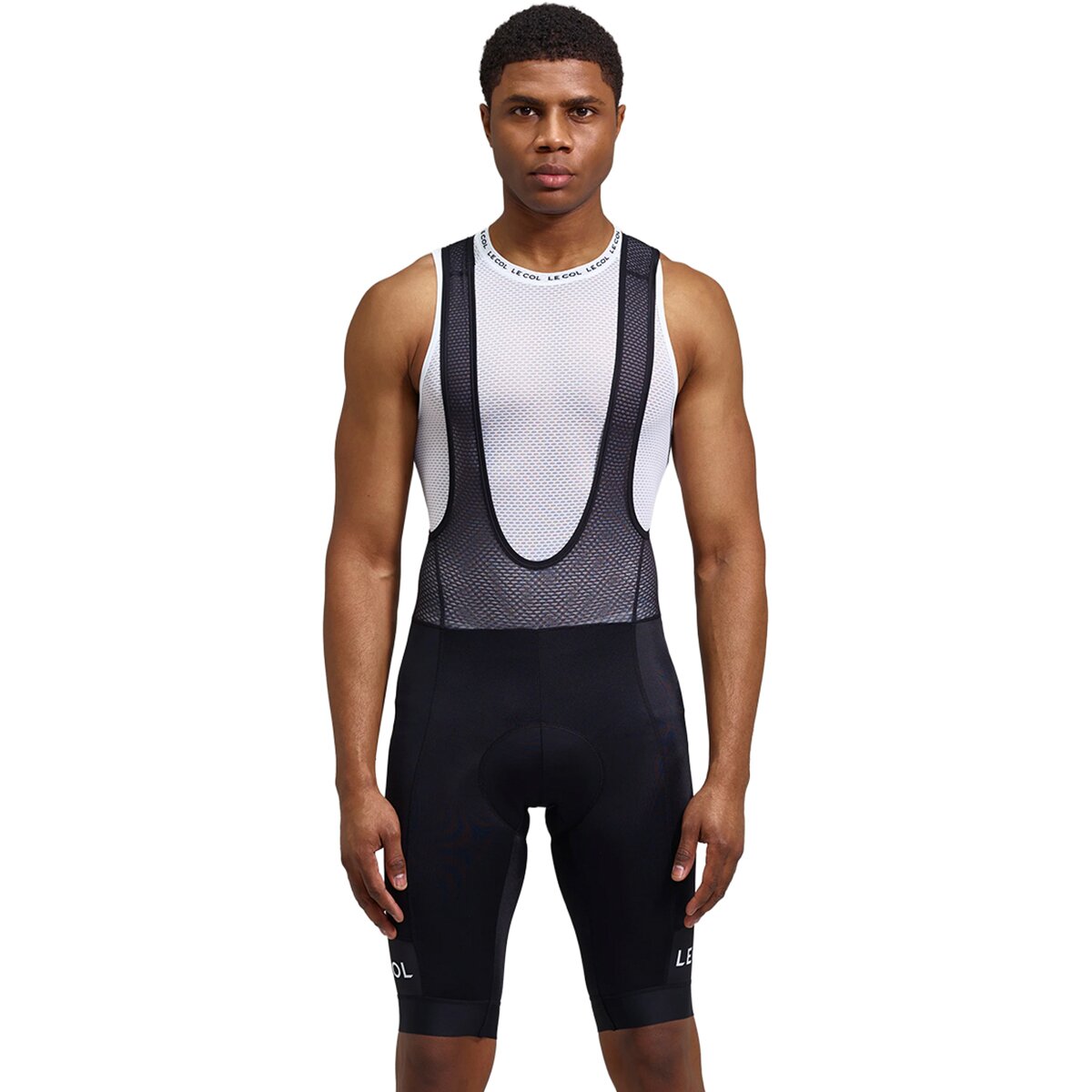 Le Col Le Col Sport Bib Shorts II - Men's Black/Black, L