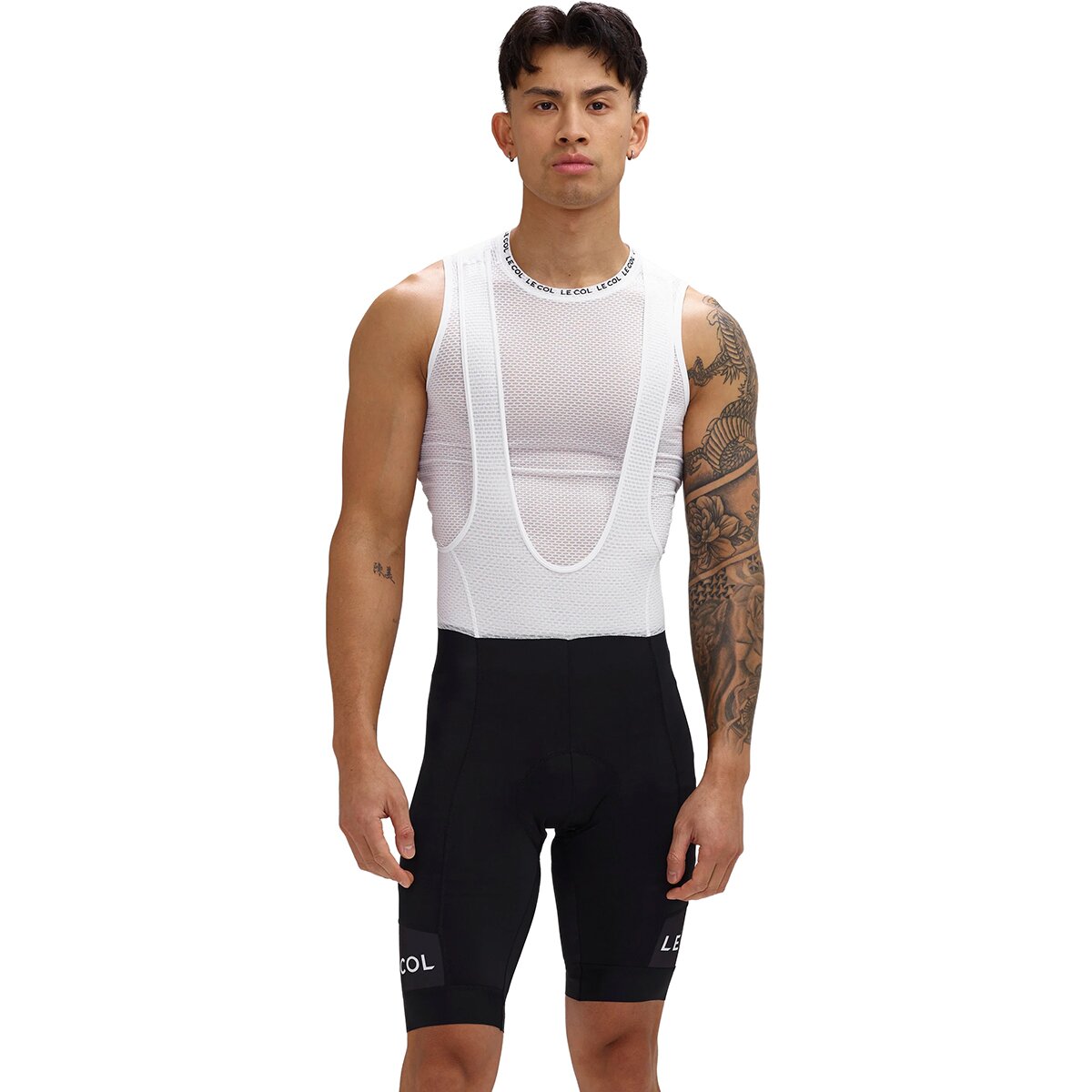 Le Col Sport Bib Shorts II - Men's Black/White, M