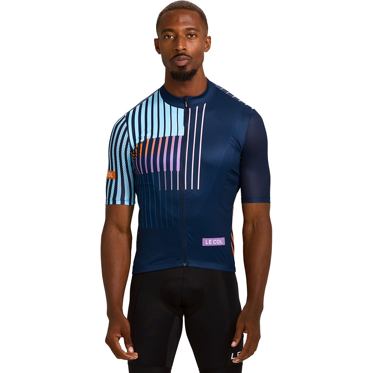 Le Col Sport Lightweight Jersey - Men's Navy/Powder Blue, M