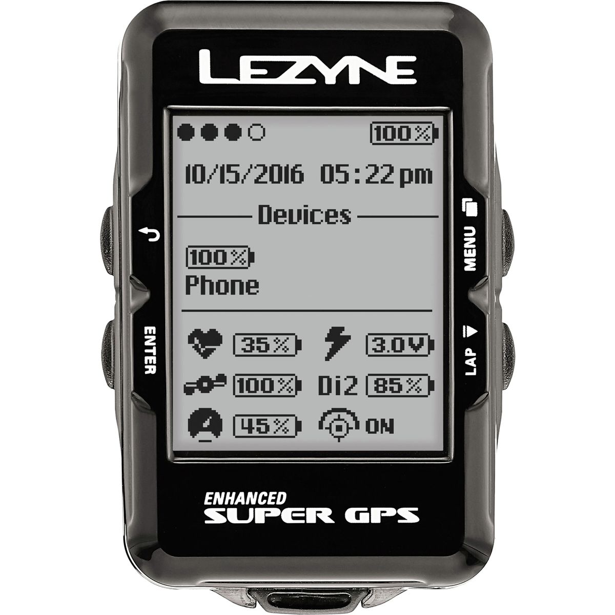 Lezyne Super GPS Bike Computer - Men