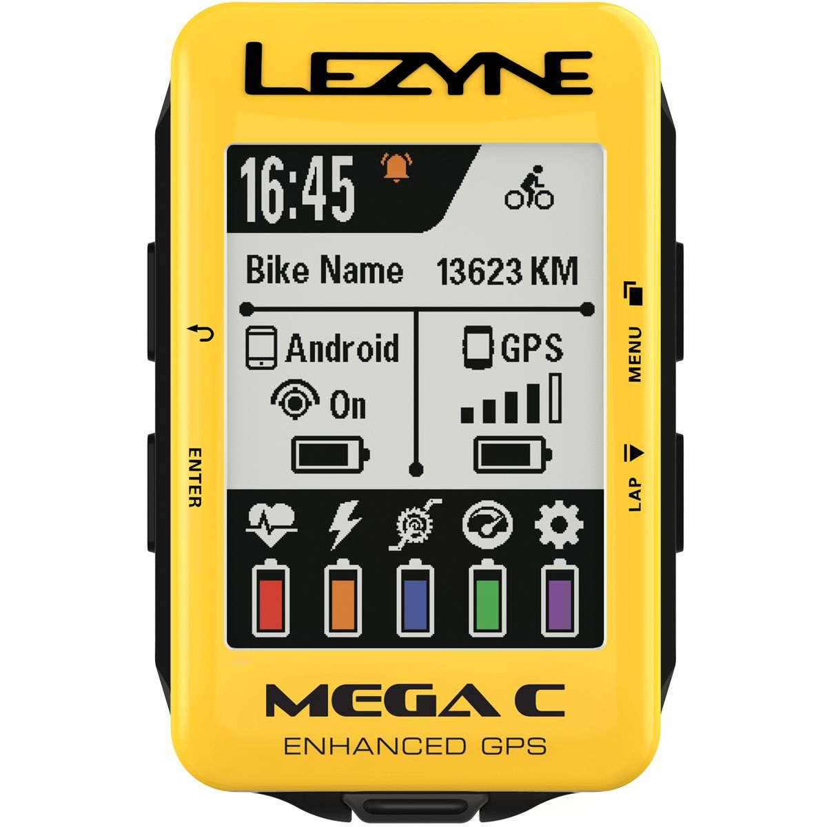 Lezyne Mega C Limited Yellow Edition GPS Bike Computer